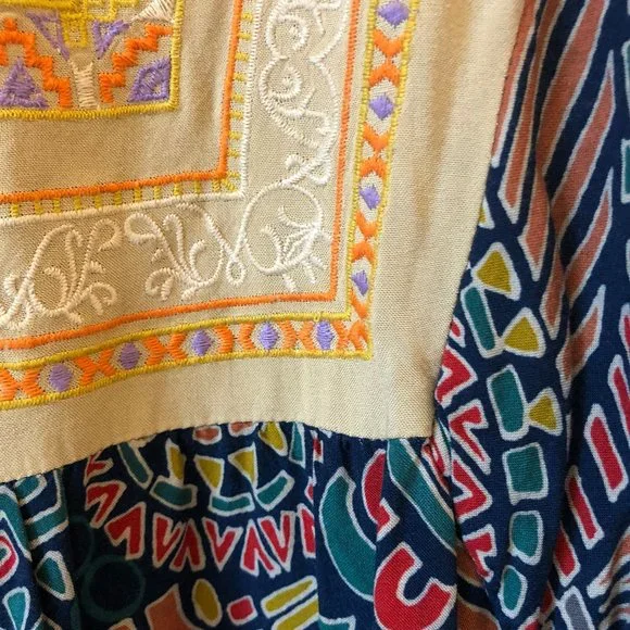 Flying Tomato Boho Butterfly Sleeve Print Dress - Picture 5 of 5